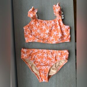 Crewcuts Orange Starfish Bikini